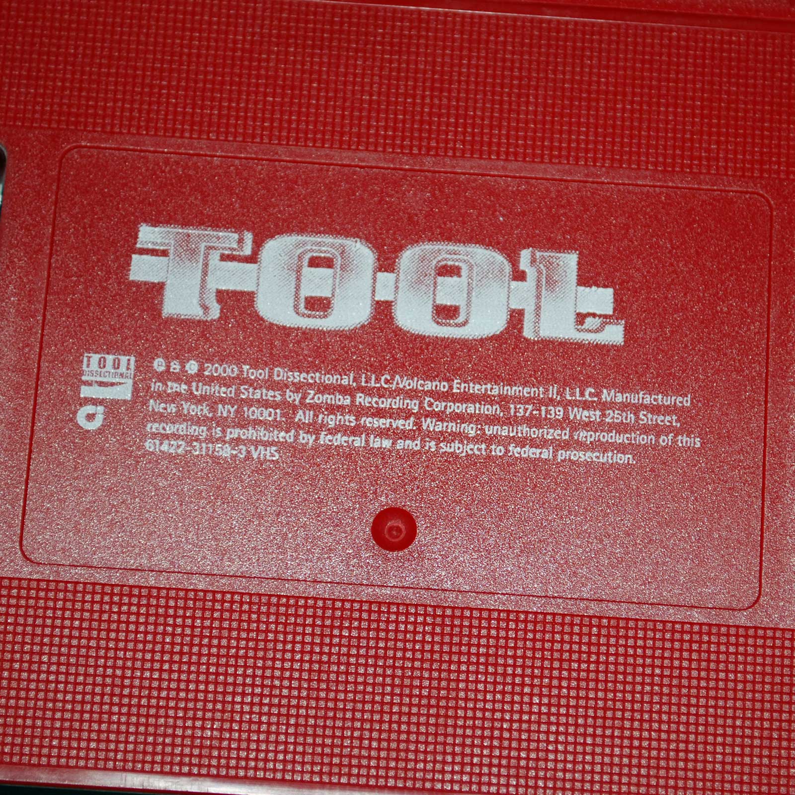Tool Salival 2000 Red NTSC VHS Boxset US Volcano 61422-31158-2 missing CD 16